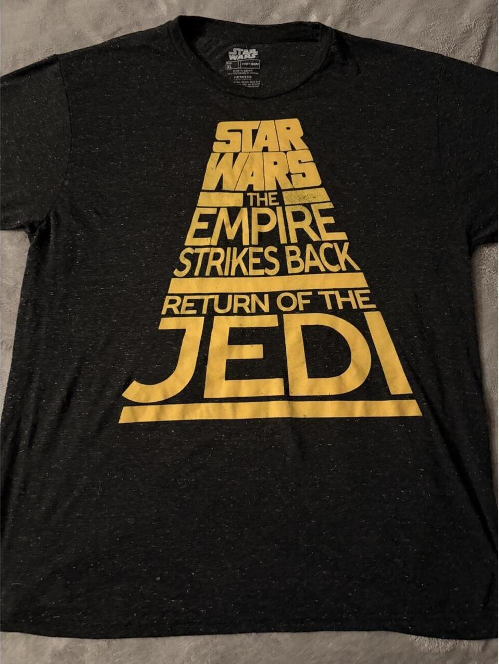 Star Wars The Empire Strikes Back Return of the Jedi black t-shirt - XL - 0288